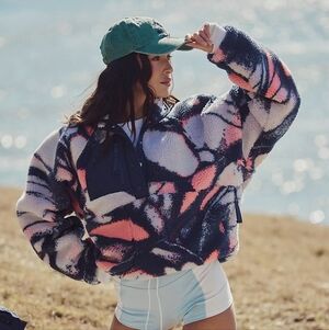 FP Movement By Free People Hit The Slopes Printed Fleece Pullover